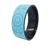 Rueda de yoga para aliviar el dolor de espalda, rodillo de ejercicio de poliuretano de 13 pulgadas para estiramiento, pilates y entrenamiento abdominal, soporte estable para principiantes a avanzados