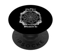 Rueda del Año Oculto Wicca Ocho Sabbat Festival Wiccan PopSockets PopGrip Adhesivo