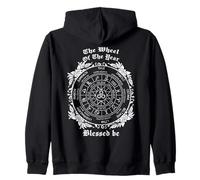 Rueda del Año Oculto Wicca Ocho Sabbat Festival Wiccan Sudadera con Capucha