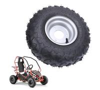 Rueda del Reemplazo del Borde del Neumático de la Banda de Rodadura 145/70-6 145x70-6, Fijación de Tres Pernos Neumático con el Borde, Ajustes para ATV UTV Quad Off Road Go Kart
