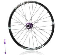Rueda Delantera Bicicleta Montaña 24/26/27.5/29" Cierre Rápido 9×100Mm
