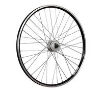 Rueda Delantera de 28 Pulgadas con llanta de Doble Pared ZAC2000, Dinamo de buje Shimano DH-C3000-3N, Negra