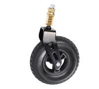 Rueda delantera de 8 pulgadas con tracción de horquilla delantera, rueda giratoria delantera para silla de ruedas y conjunto de horquilla delantera de tracción para andador