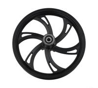 Rueda delantera de aleación de aluminio compatible con neumáticos de 12 y 12.5 pulgadas, cubo para scooters y bicicletas plegables, fácil de instalar