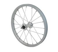 Rueda delantera de aluminio con buje de acero y eje macizo P2R 16" x 1,75 mm
