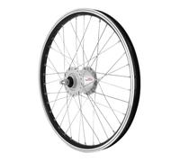 Rueda delantera de aluminio, eje macizo Velox Shimano ER10 DH-C3000 6V-3W 20"