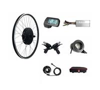 Rueda Delantera de Bicicleta eléctrica 48V 1500W Motor de Cubo de Cassette Trasero sin Engranajes eléctrico 20-29 Pulgadas Multicolor