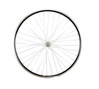 Rueda delantera de bicicleta VTC tuerca eje sólido llanta Velox ER10. Magnum 28"