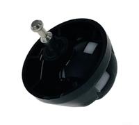 Rueda delantera de repuesto para Cecotec para robot aspirador Conga, montaje giratorio de plástico negro para navegar obstáculos y espacios reducidos fácilmente para una limpieza suave en alfombras
