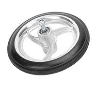 Rueda delantera desactivada Aleación de aluminio sin deslizamiento de poliuretano reemplazo de neumáticos de poliuretano 7 pulgadas de silla de ruedas de 8 mm