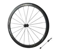 Rueda Delantera para Bicicleta De Carretera 700c Llanta De Aleación De Aluminio Ruedas De Bicicleta Freno C/V 9 * 100mm Liberación Rápida Buje