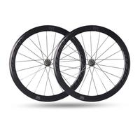 Rueda Delantera para Bicicleta De Carretera 700C Ruedas Delanteras Y Traseras para Bicicleta Freno De Cubo/llanta Llantas Aleación De Aluminio 50 Mm Delantera 16 Trasera 21(Purple hub)