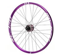 Rueda Delantera Y Trasera De Bicicleta 26" 27,5" 29" Rueda MTB Eje Pasante 110 * 15mm/148 * 12mm Llanta De Aluminio Freno De Disco 7-12 Velocidades(Colorful,26"-Rear)