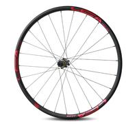 Rueda Delantera Y Trasera De Bicicleta 700C Rueda De Carretera Frenos De Disco Llanta De Aleación De Aluminio Buje con Eje Pasante 15×100/12×142mm Cassette 7-12 Velocidades(Black-Red,Rear)