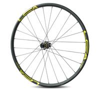 Rueda Delantera Y Trasera De Bicicleta 700C Rueda De Carretera Frenos De Disco Llanta De Aleación De Aluminio Buje con Eje Pasante 15×100/12×142mm Cassette 7-12 Velocidades(Black-Gold,Rear)