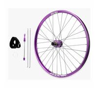 Rueda Delantera Y Trasera De Bicicleta De Montaña XC/AM 26 27.5 29 Pulgadas, Freno De Disco, 9x100/10 X135mm QR, Llanta De Aluminio De Doble Capa, 8-12 Velocidades, 32 Agujeros(Purple-10*135,26inch)