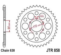 Rueda dentada para cadena JTR858,35 JT SPROCKETS