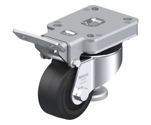 Rueda elevadora HRLK-POEV Blickle, dimensiones de la placa 100 x 85 mm