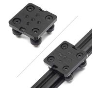 Rueda en V peque a Befenybay con placa para perfil de aluminio 2020 para CNC e impresora 3D