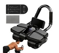 Rueda - Entrenador de ejercicio para fitness en casa | Diseño de soporte de codo con soporte para teléfono integrado, herramienta de fitness central, equipo de entrenamiento abdominal para uso en