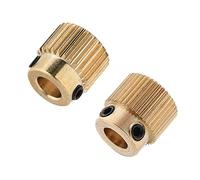 Rueda Extrusora, Latón, 10 Piezas, Alta Precisión, Fácil Instalación, Engranaje Extrusor MK8, 26/40 Dientes Para Extrusora MK7 MK8(40 dientes)