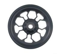 Rueda fácil de 61 mm para bicicleta plegable Brompton Tecnología CNC de alta resistencia (negro)