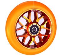 Rueda Fantic26 Spy7 Stunt Scooter I Truco I Patinaje I Niños I Patinete I Neumático I Rueda I Repuesto I Wheel I 110mm I ABEC-11 I Rápido I Silencioso I Parque I Calle (Naranja/Naranja Pú)