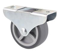 Rueda fija para muebles Wagner, ancho de rueda 19 mm, UE 10 unid.