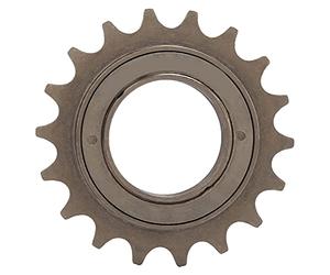Rueda Funciona suavemente Conducción sin esfuerzo Gira ligeramente Volante trasero de una sola velocidad para bicicleta plegable de una sola velocidad (Marrón)