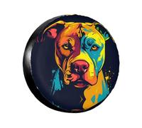 Rueda Funda Perro Car Tire Cover Weatherproof Cubierta para Rueda De Repuesto Antipolvo Neumático Repuesto Cubierta para Travel Todoterreno 17 Inch