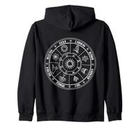 Rueda Germánica del Año Wiccan Festival Pagano Sudadera con Capucha