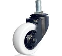 Rueda giratoria completa de repuesto fiable para Razor Crazy Cart - 76 mm x 30 mm, ajuste perfecto, fácil instalación, compatible con Crazy Cart, Crazy Cart XL, Drift, CC y DLX. Número de pieza