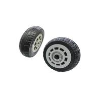 Rueda giratoria de 1 pieza de 6 pulgadas, rueda resistente, silenciosa, de goma sólida, 468pp, industria plástica