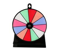 Rueda giratoria de - 12 ranuras antideslizante Wheel of Fortune Game | Mesa de dibujo giratorio ajustable borrable con soporte, spinner de juego, tablero acrílico borrable, para ferias, fiestas