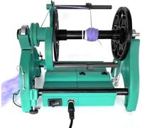 Rueda giratoria eléctrica, kit profesional de hilado con función de avance y marcha atrás y velocidad máxima de 800 rpm, volante de fibra de carbono con rodamientos de bolas para tejer