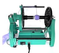 Rueda giratoria eléctrica, máquina automática de bobinado de hilo con control de velocidad, hacia adelante y hacia atrás, ideal para tejer hilo y proceso de roving mixto