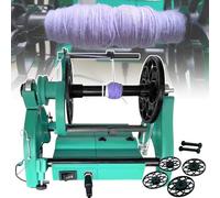 Rueda Giratoria Eléctrica, Máquina Bobinadora Automática De Hilo, Bobinadora De Bolas De Hilo 12V Conmutación Hacia Adelante Hacia Atrás/velocidad Máxima 800 Rpm/capacidad De 4 Oz(Green)