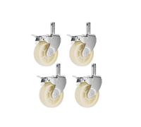 Rueda Giratoria Industrial Resistente Ruedas giratorias industriales de alta resistencia, de 15 cm de diámetro y 150 mm de diámetro, vástago de 3,3 cm de diámetro y 8 cm de longitud, de nail