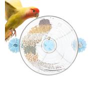 Rueda giratoria para de pájaros, Juguete Giratorio de Entrenamiento, de Inteligencia Creativa para Loros pequeños y medianos, periquitos, cacatúas, Conures, 4.7 x 4.7 x 1.57 Pulgadas