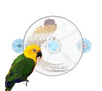 Rueda giratoria para pájaros: de Entrenamiento de rotación de Alimentos, Equipo de Ejercicio de estimulación Mental, módulo de Carcasa de Accesorios de Material Robusto, Soporte Protector de c