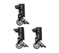 Rueda giratoria profesional, base de goma, compatible con soportes de luz de fotografía, adecuada para video de estudio, tiene una carga máxima de 30 kg, con un diámetro de 40 mm