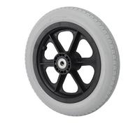 Rueda Giratoria, Reemplazo de Rueda para Silla de Ruedas de 12 Pulgadas, Rueda Delantera Antideslizante para Silla de Ruedas, Neumático Sólido para Sillas de Ruedas, Andadores