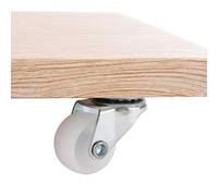 Rueda giratoria, rueda de la adsorción del choque, rueda de la carretilla, 4pcs/Set para el hardware de los muebles Accesorios de los muebles Ruedas industriales Hardware industrial