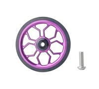 Rueda giratoria silenciosa para bicicletas de elasticidad con diseño plegable e instalación rápida Rueda silenciosa