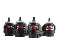 Rueda giratoria simulador Oplite OP-R8-CW para cockpit R8 Fury movilidad y estabilidad