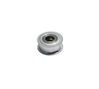 Rueda guía de ajuste del tensor de correa de rueda con ancho de correa de rodamiento polea tensora de XL-22T de aleación de aluminio de 16mm(5mm)
