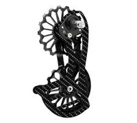 Rueda guía de fibra de carbono para serie 5800 6000 7000 8000 9000, polea guía de cable de cambio trasero, 145 mm x 85 mm, aleación de aluminio anodizado (SD4)