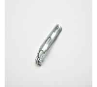 Rueda guía de sierra caladora para 55 varillas alternantes, accesorio de rodillo guía de metal, plata/negro, compatible con 55 modelos de sierra de calar, 1 paquete (plata)