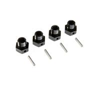 Rueda hexagonal Losi de 17 mm, negra, 4 SBR 2.0 LOS252129, repuesto el ctrico para autom vil o cami n