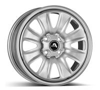 Alcar Stahlrad Rueda de aleación Hybridrad 02 para Renault Clio 6 0J15 4X100 40 60 plateada